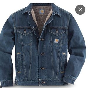 Men’s Carhartt Sherpa Lined Jean Jacket